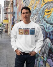 I am the simple man Crewneck Sweatshirt lifestyle-unisex-sweatshirt-front-2