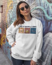 I am the simple man Crewneck Sweatshirt lifestyle-unisex-sweatshirt-front-3