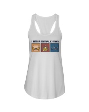 I am the simple man Ladies Flowy Tank tile