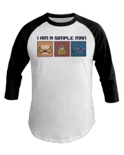 I am the simple man Baseball Tee tile