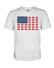 AMERICAN FLAG - LIMITED EDITION V-Neck T-Shirt tile