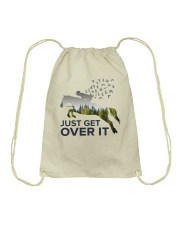Just get over it Drawstring Bag tile