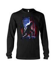 Bigfoot into the wood Long Sleeve Tee tile