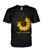 You are my sunshine V-Neck T-Shirt tile