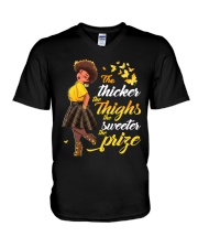 African V-Neck T-Shirt tile