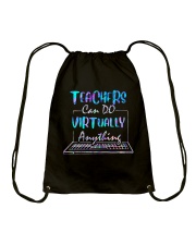 Teacher can do virtually anything Drawstring Bag tile