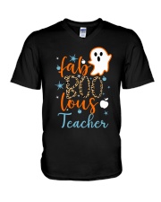 Fab Boo Lous Teacher V-Neck T-Shirt tile