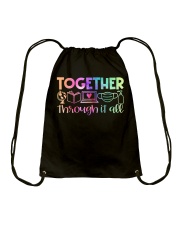 Together through it all Drawstring Bag tile