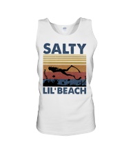 Salty lil beach Unisex Tank tile