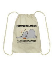 Multiple sclerosis Drawstring Bag tile