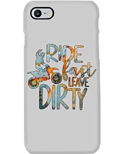 Ride fast Leave dirty Phone Case tile