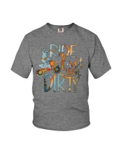 Ride fast Leave dirty Youth T-Shirt tile
