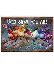 God Says You Are 17x11 Poster front