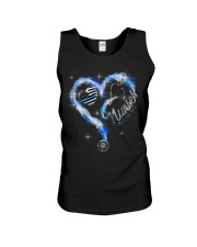 Nurses back the blue Unisex Tank tile