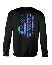 Teacher American flag Crewneck Sweatshirt tile