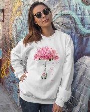 Never give up Crewneck Sweatshirt lifestyle-unisex-sweatshirt-front-3