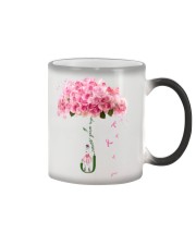 Never give up Color Changing Mug tile