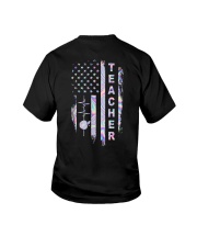 Teacher american flag Youth T-Shirt tile
