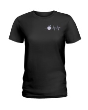 Teacher american flag Ladies T-Shirt front