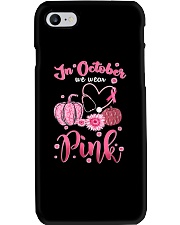 In October we wear pink Phone Case tile