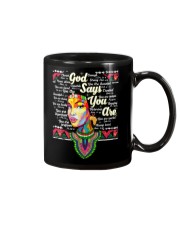 God says you are Mug tile