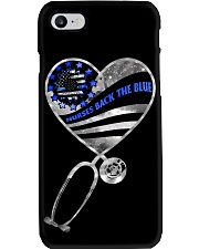 Nurses back the blue Phone Case tile