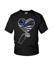 Nurses back the blue Youth T-Shirt tile