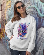 Fight like a warrior Crewneck Sweatshirt lifestyle-unisex-sweatshirt-front-3