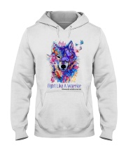 Fight like a warrior Hooded Sweatshirt tile