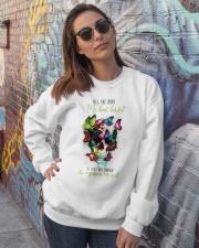 All the hurt my heart has felt Crewneck Sweatshirt lifestyle-unisex-sweatshirt-front-3