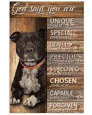 God says you are 11x17 Poster front