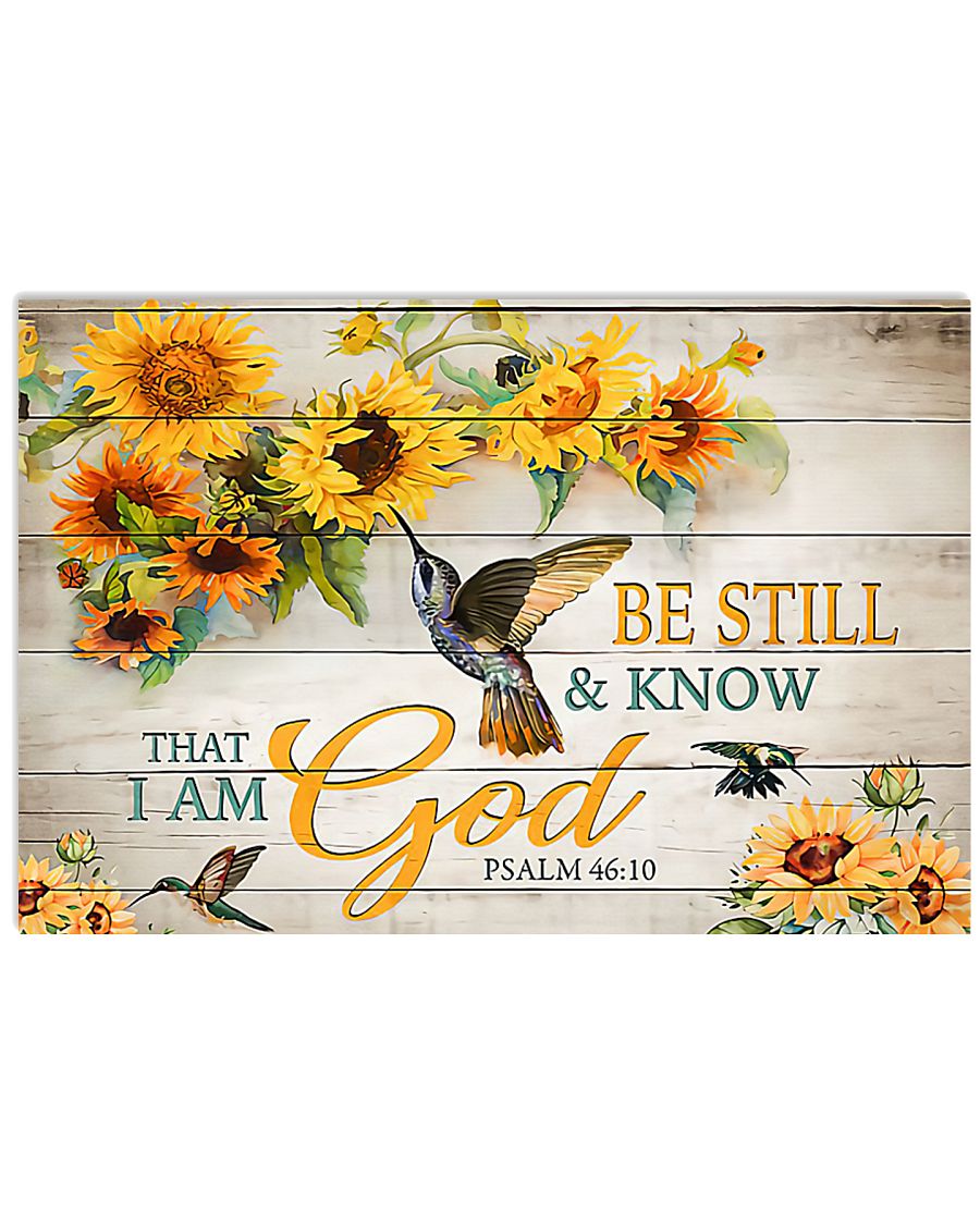 Be still and know 17x11 Poster