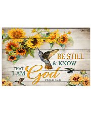 Be still and know 17x11 Poster front