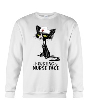 Resting nurse face Crewneck Sweatshirt tile