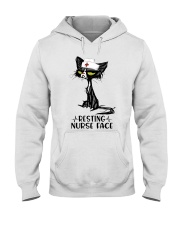Resting nurse face Hooded Sweatshirt tile