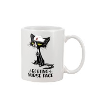 Resting nurse face Mug tile