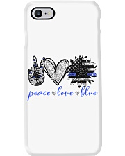 Peace love blue Phone Case tile