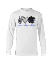 Peace love blue Long Sleeve Tee tile