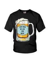 Can't mask my love for beer Youth T-Shirt tile