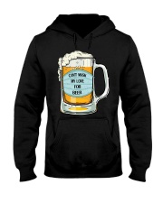 Can't mask my love for beer Hooded Sweatshirt tile