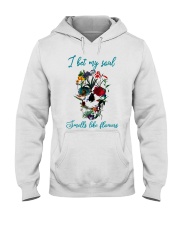 I bet my soul smells like flowers Hooded Sweatshirt tile