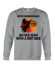 Never underestimate an old man Crewneck Sweatshirt tile