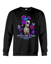 Fight like a girl Crewneck Sweatshirt front