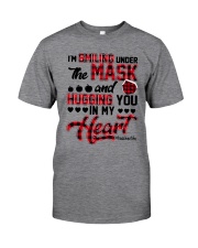 I'm smiling under the mask Classic T-Shirt front