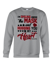 I'm smiling under the mask Crewneck Sweatshirt tile
