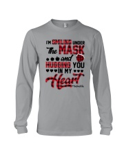 I'm smiling under the mask Long Sleeve Tee tile