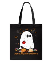 Trick or treat people with kindness Tote Bag tile