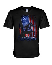 Into the wood Independence day V-Neck T-Shirt tile
