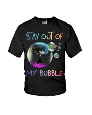 Stay out of my bubble Youth T-Shirt tile