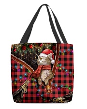 Meowy Christmas All-over Tote back